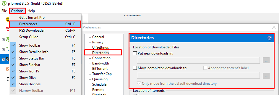 default torrent on mac