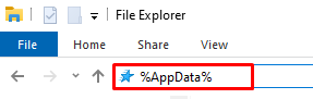 AppData folder